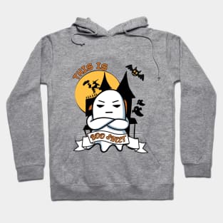 Ghost Halloween Costume Funny Boo Hoodie